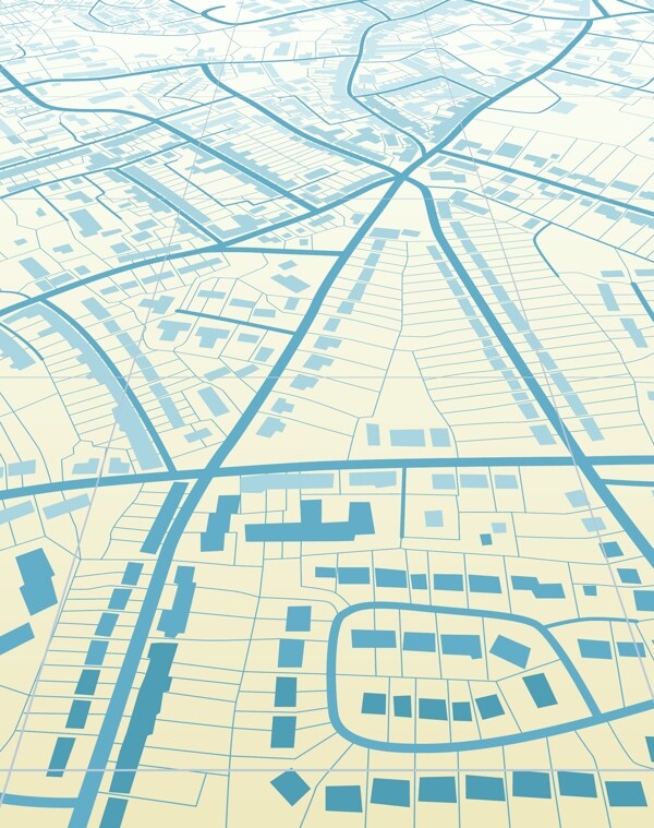矢量城市地图