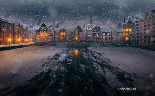 雪景背景