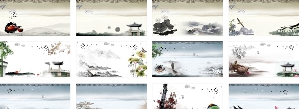 中國(guó)風(fēng)展板圖片
