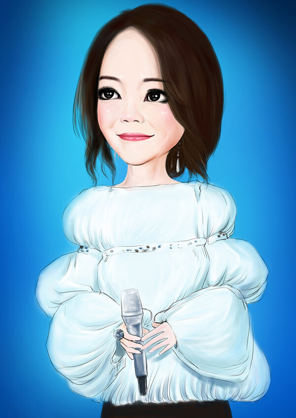 位圖插畫時尚插畫人物插畫藝術效果免費素材