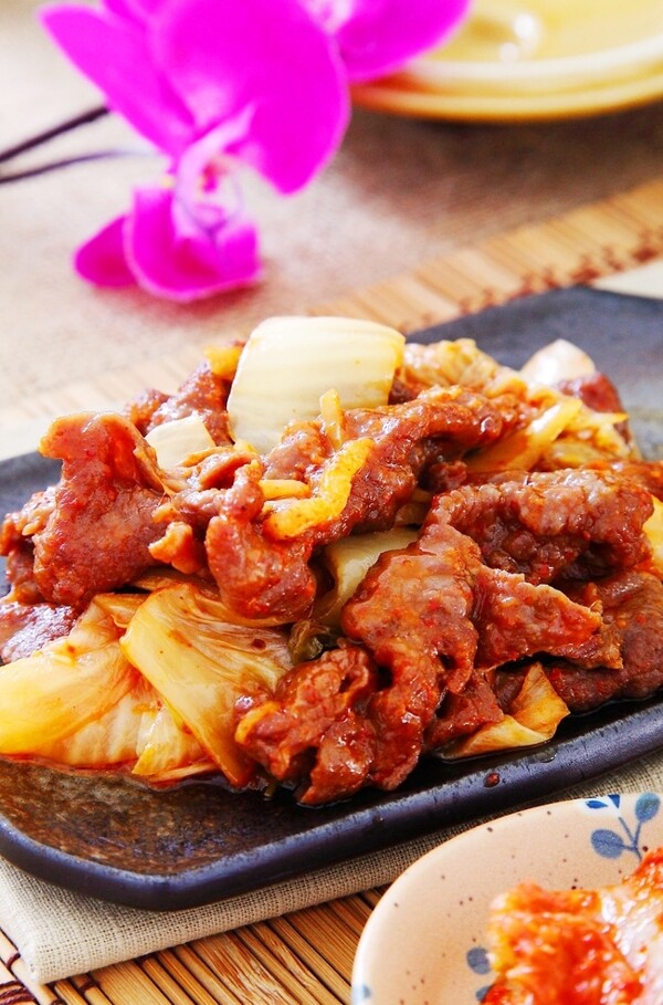 白菜炒肉