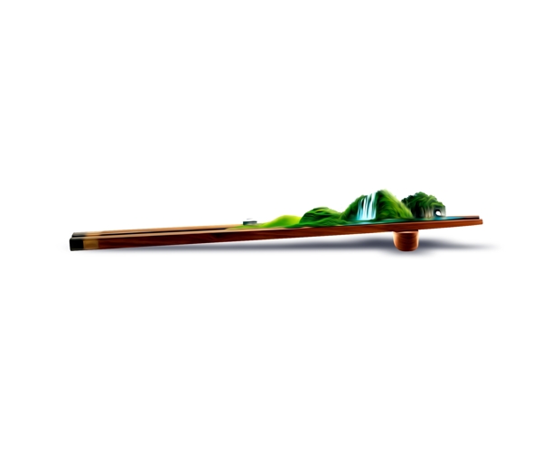 創(chuàng)意個性筷子裝飾素材