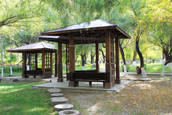 長春公園圖片