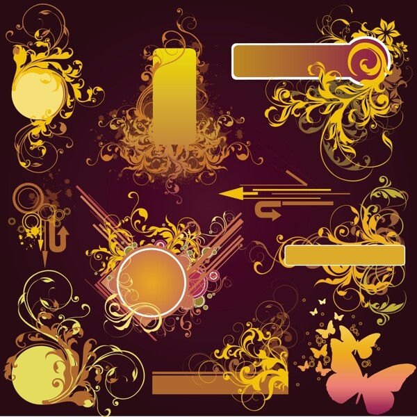 歐美花紋181