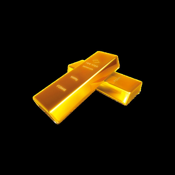 3D立體金條元素