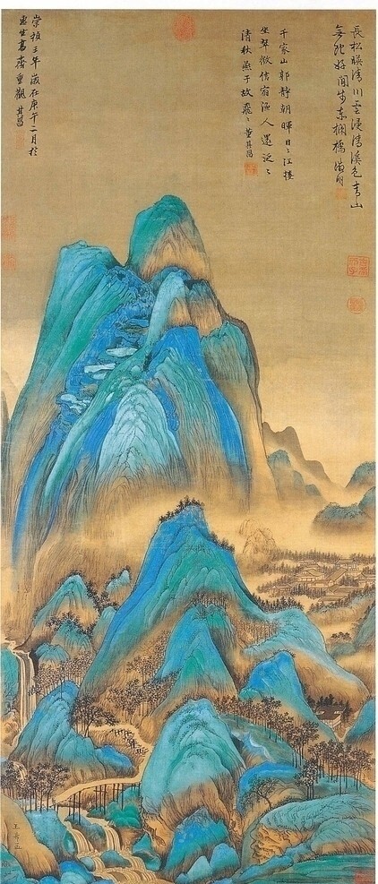 國(guó)畫山水圖片