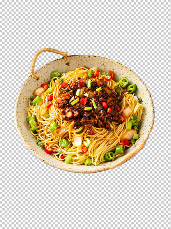  辣味面条麻辣干拌小面重庆小面