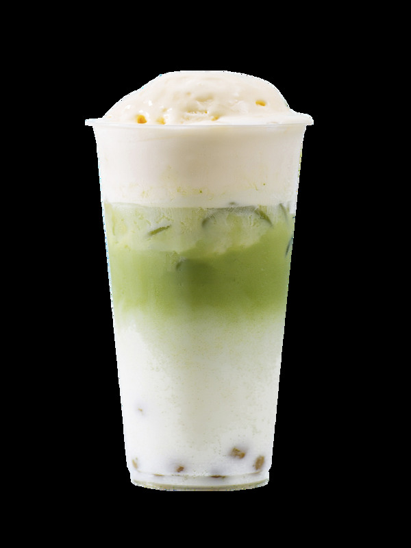 抹茶風(fēng)味珍珠冰淇淋奶茶冰爽飲品