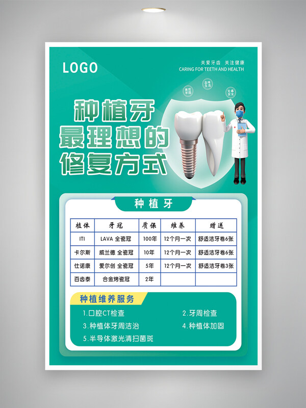 關(guān)愛牙科種植牙口腔醫(yī)生