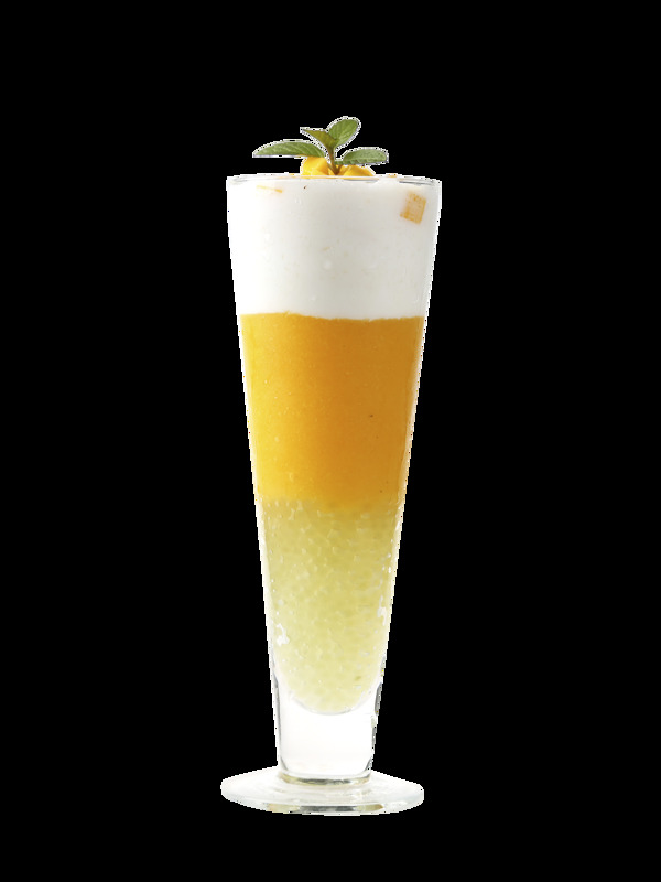 芒果西米露奶霜果汁飲品