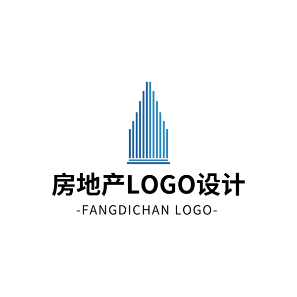 簡約大氣創(chuàng)意房地產(chǎn)logo標(biāo)志設(shè)計