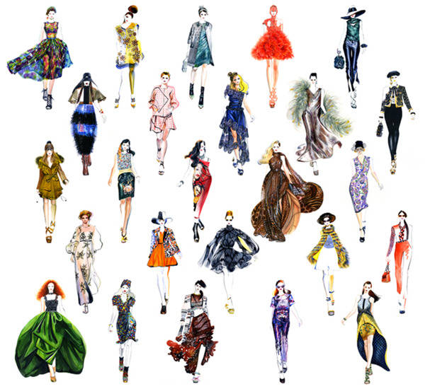 手繪服裝設(shè)計(jì)