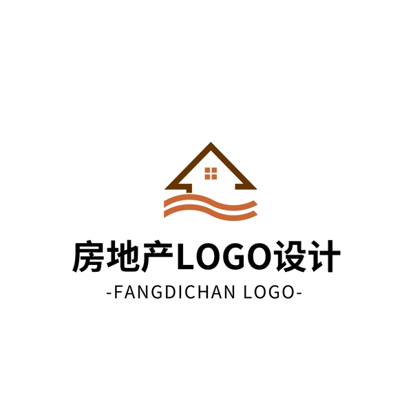 簡約大氣創(chuàng)意房地產(chǎn)logo標(biāo)志設(shè)計(jì)