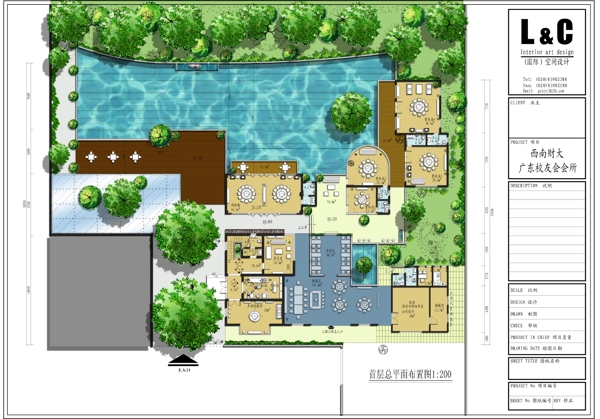 建筑彩色平面圖圖片