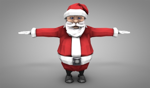 C4D模型圣诞老人图片