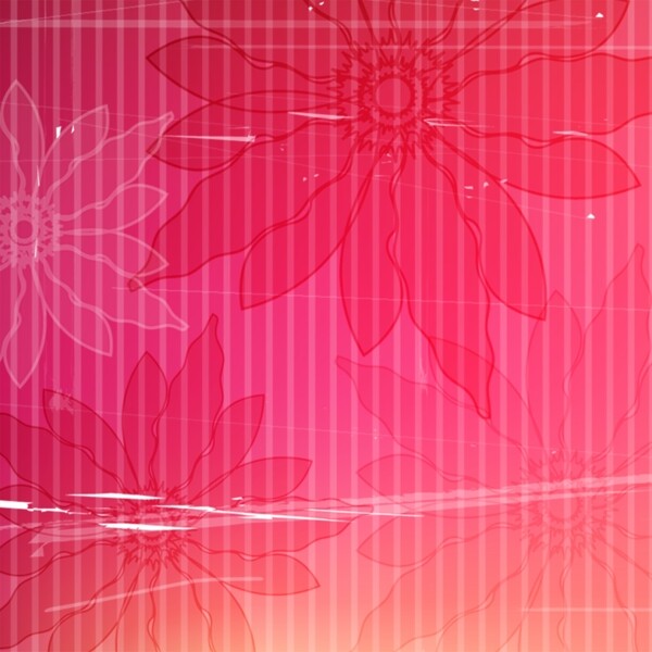 手繪花朵背景