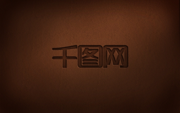 皮紋logo樣機(jī)