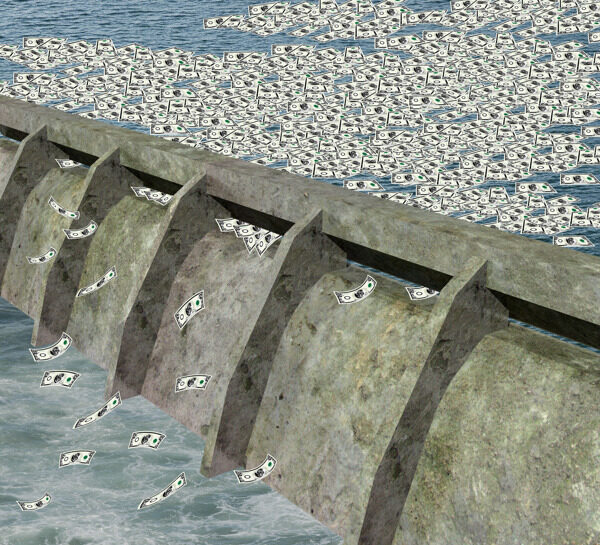 錢流水壩