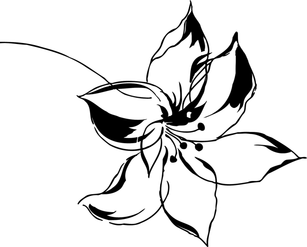 韓國精美花草圖案矢量圖055