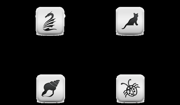 動物按鈕圖標(biāo)PNG