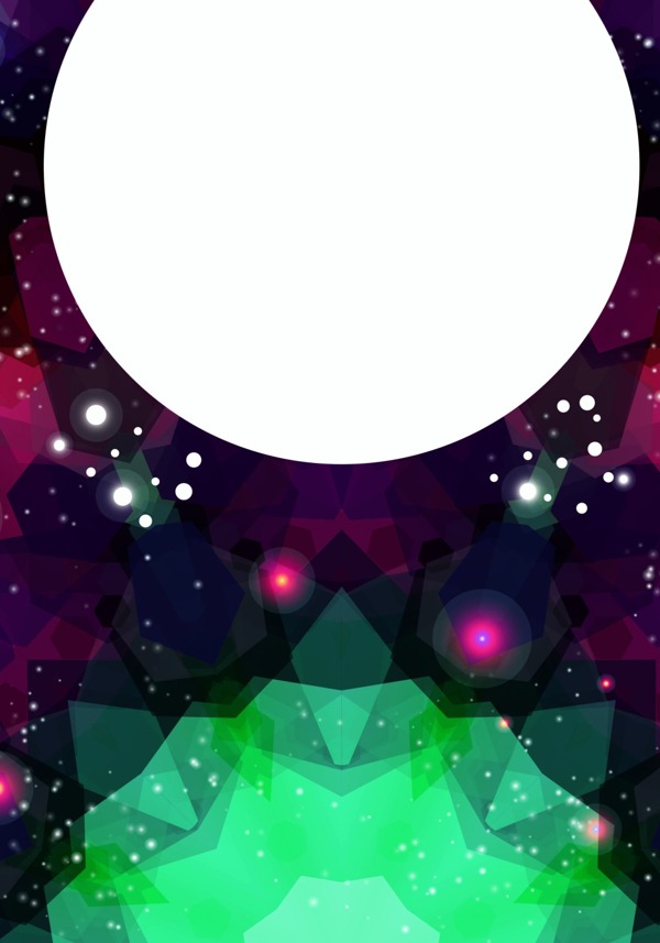 簡約幾何背景模板
