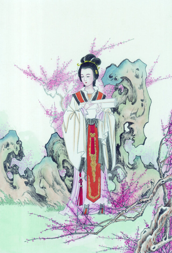中華藝術(shù)繪畫古畫繪畫仙女神仙嫦娥貂蟬西施中國古代繪畫
