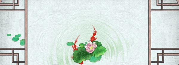 水墨古風(fēng)原創(chuàng)banner背景