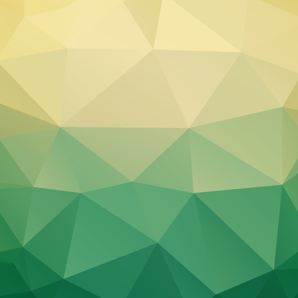 黄绿色三角形多边形背景