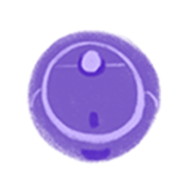 紫色圆圈圆形图标