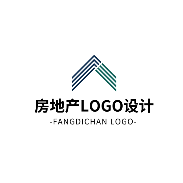 简约大气创意房地产logo标志设计