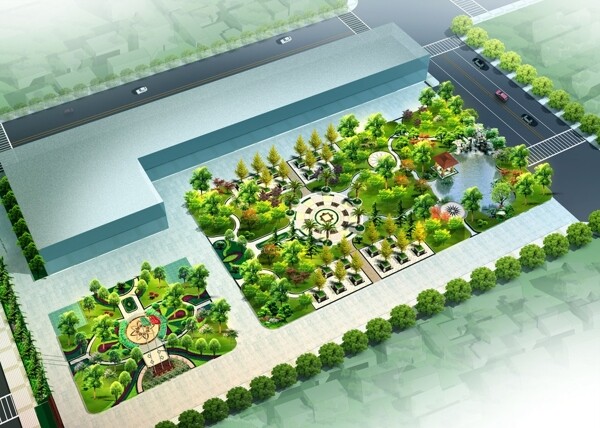 广场景观规划设计图片