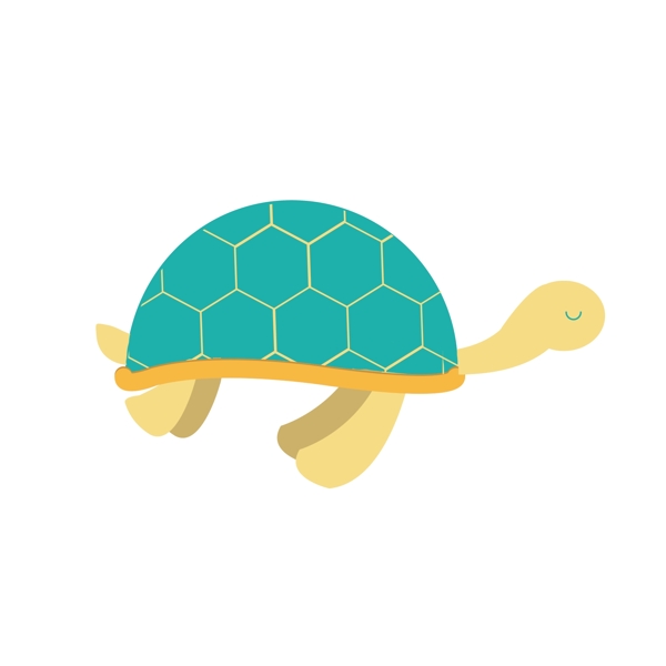 海龟乌龟海洋生物装饰素材设计