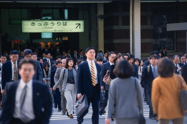 日本大街人潮