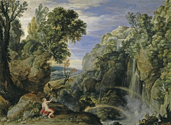 RubensPeterPaulBrilPaulLandscapewithPsycheandJupiter1610画家古典画古典建筑古典景物装饰画油画