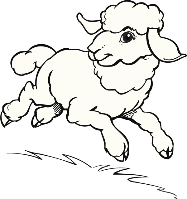 羊简笔画图片