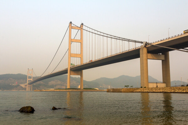海上桥梁风景建筑图片