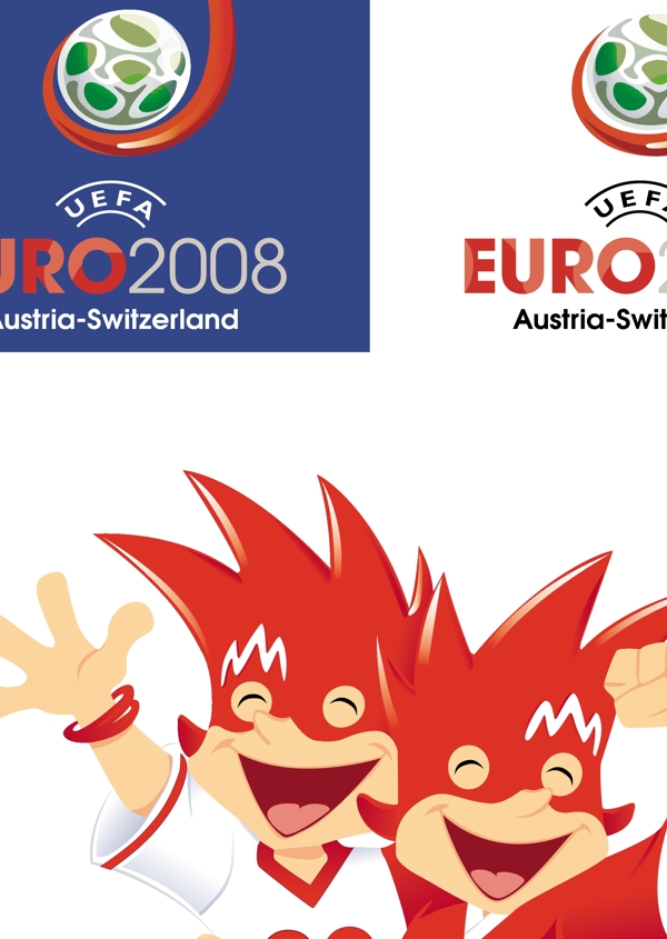 2008欧洲杯标志矢量