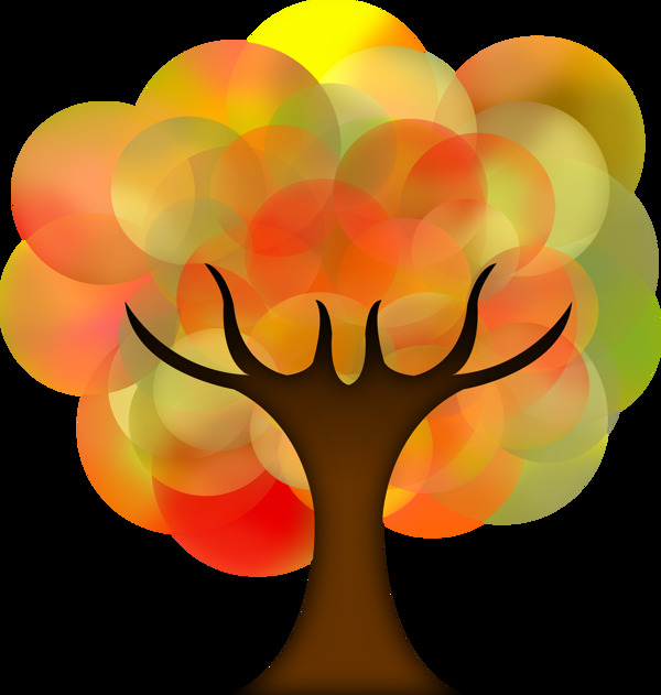 大树木PNG格式素材图片