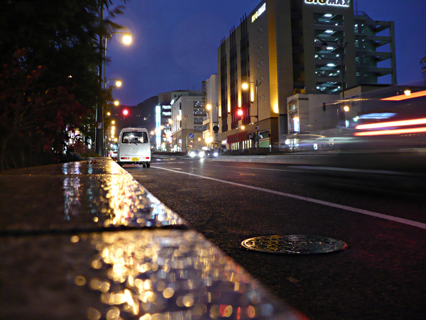 交通夜景