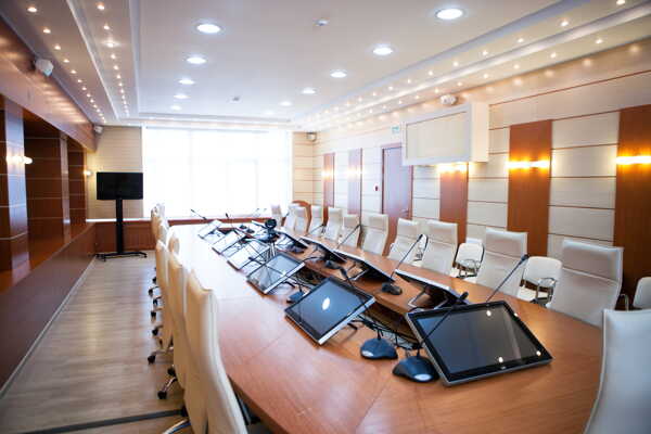 现代会议室图片