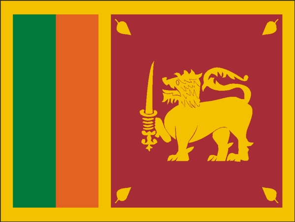 矢量斯里兰卡国旗