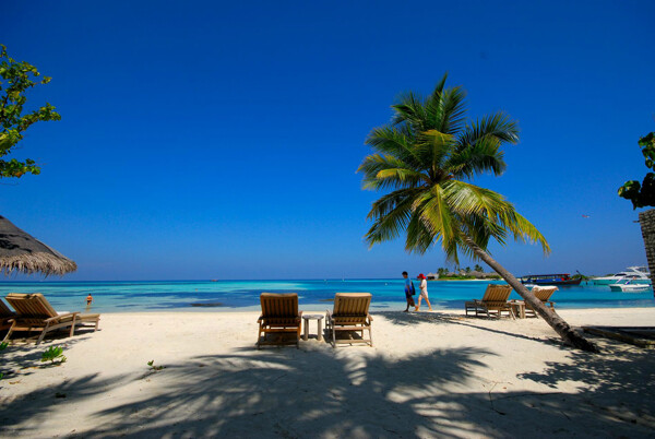 马尔代夫海边风光图片