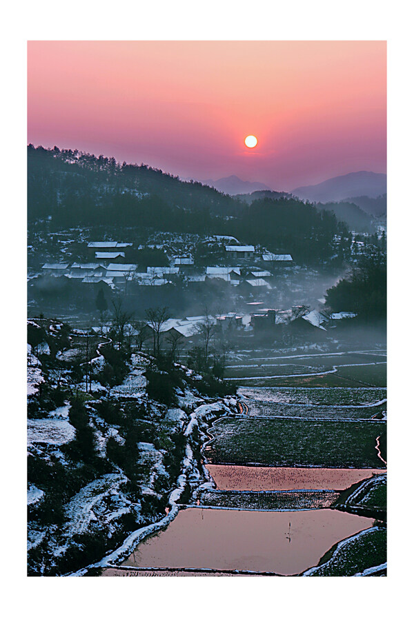 尧上雪景图片