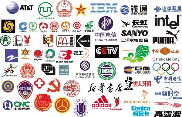中国知名企业和机构logo