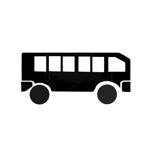 公交车辆侧面图标