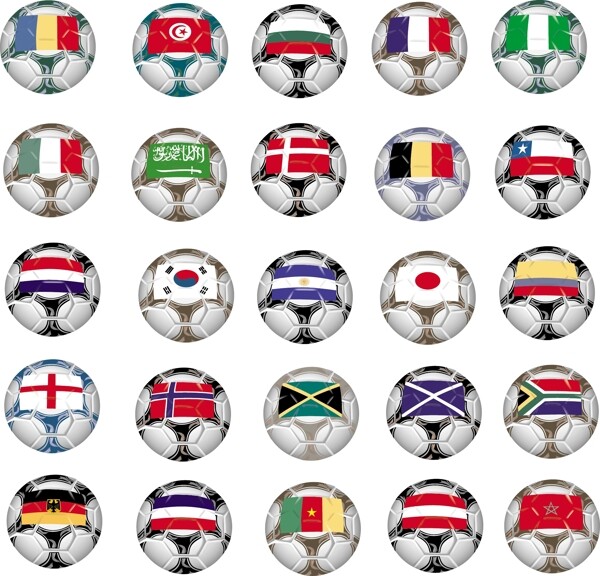 世界各国足球图片