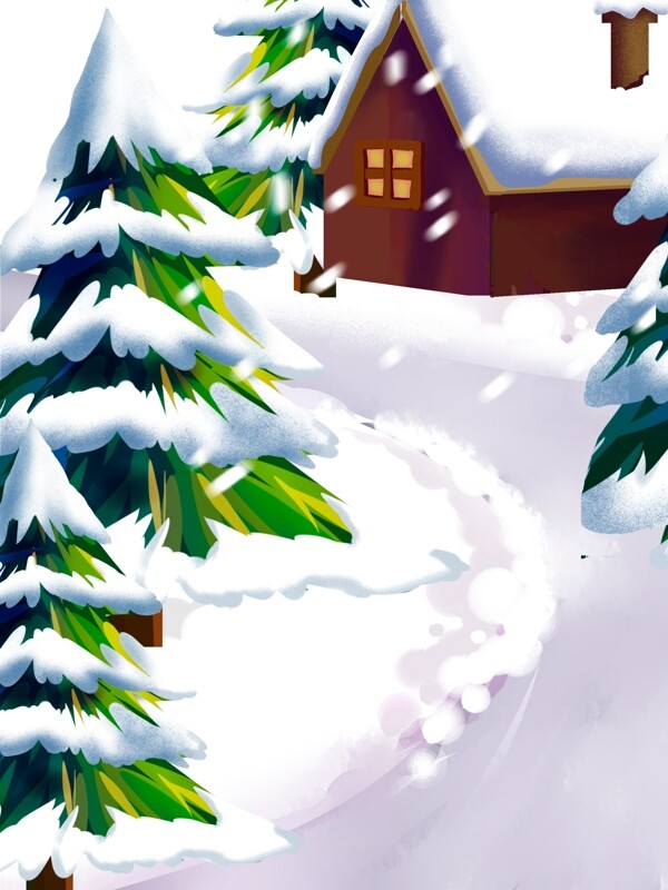 唯美冬至圣诞树平安夜背景设计