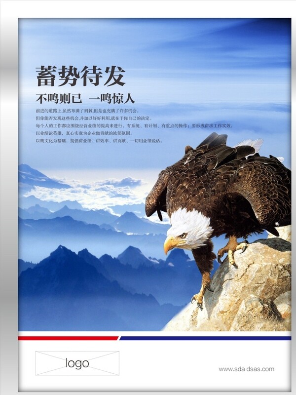鹰文化企业展板图片