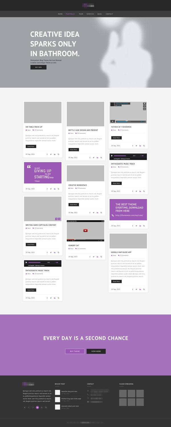 紫色精美的企业购物商城网站模板首页