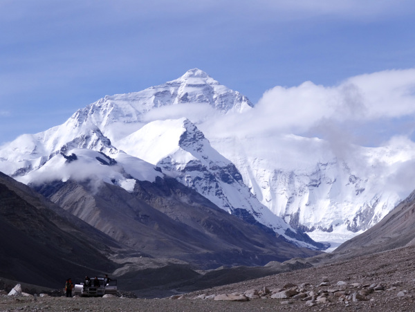 珠穆朗玛峰高清原画图片